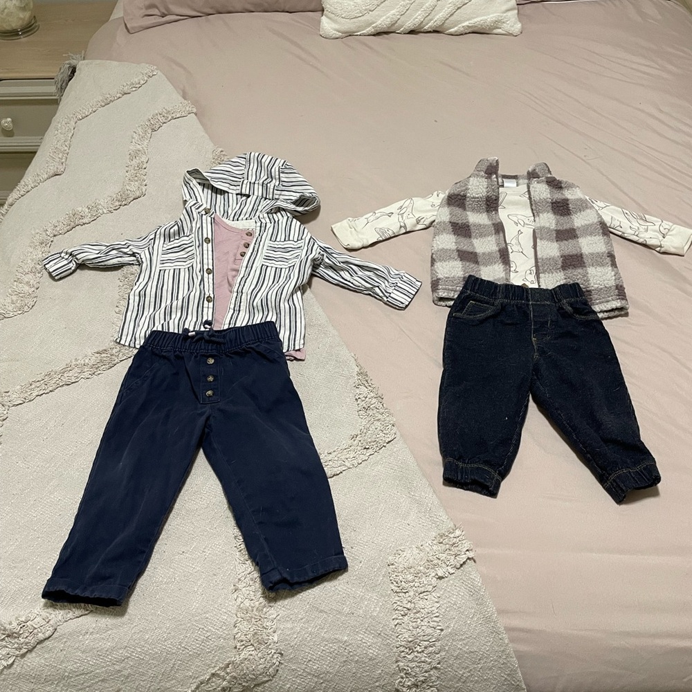 *SOLD*2 3 piece Carters Outfits